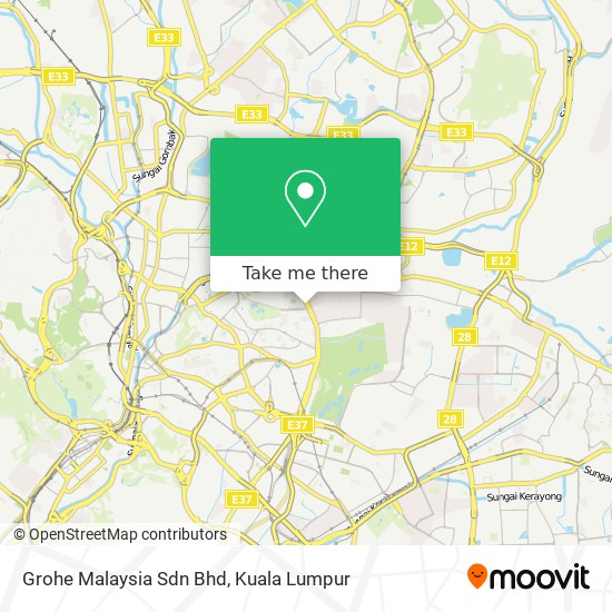Grohe Malaysia Sdn Bhd map