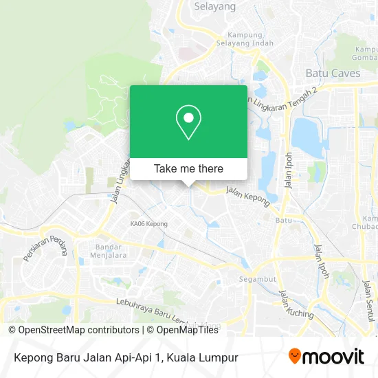 Kepong Baru Jalan Api-Api 1 map