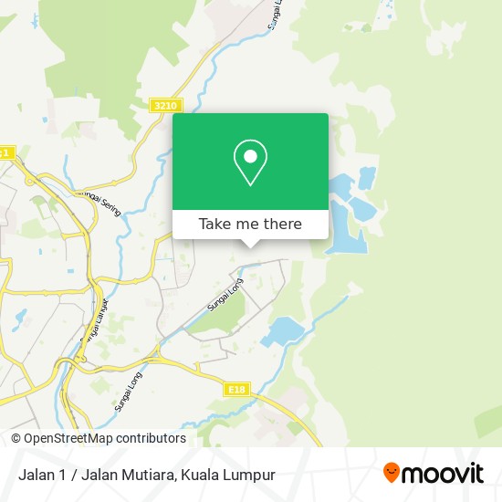 Jalan 1 / Jalan Mutiara map