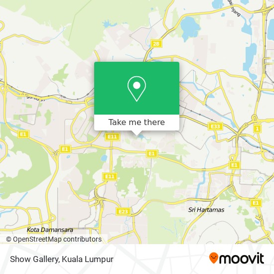 Show Gallery map