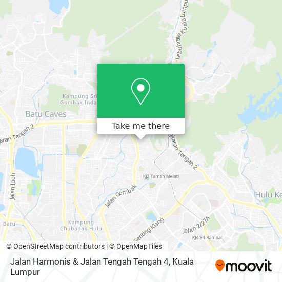 How To Get To Jalan Harmonis Jalan Tengah Tengah 4 In Gombak By Bus Mrt Lrt Or Monorail