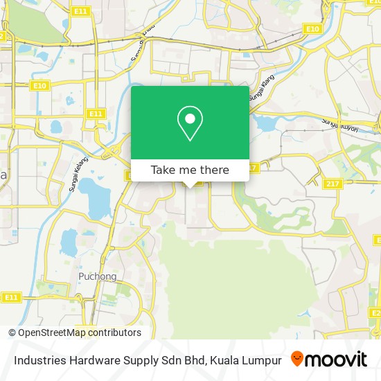 Industries Hardware Supply Sdn Bhd map