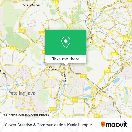 Clover Creative & Communication map