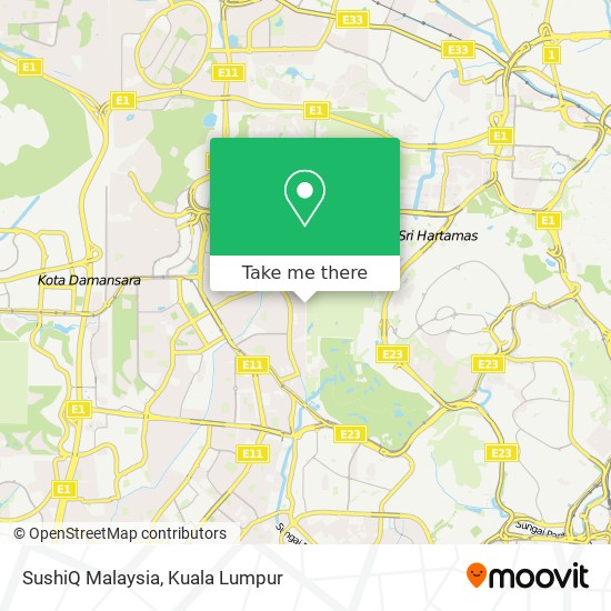 Peta SushiQ Malaysia