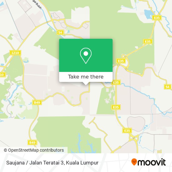 Saujana / Jalan Teratai 3 map