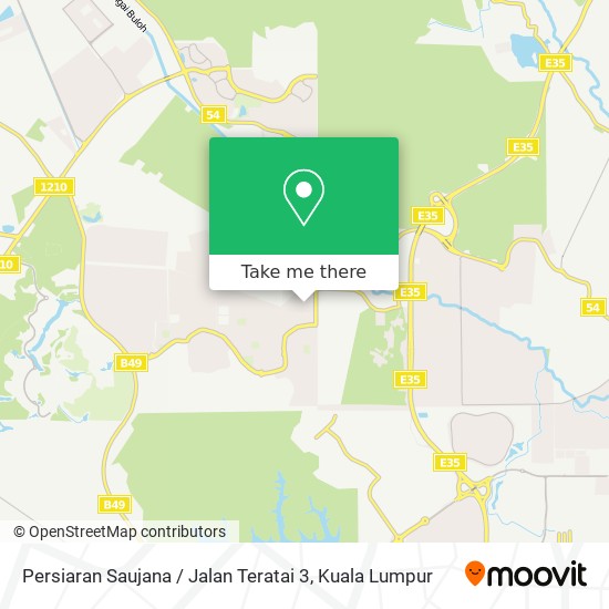 Persiaran Saujana / Jalan Teratai 3 map