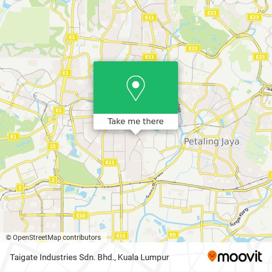 Taigate Industries Sdn. Bhd. map
