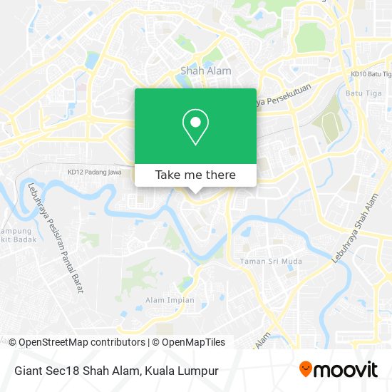 Giant Sec18 Shah Alam map