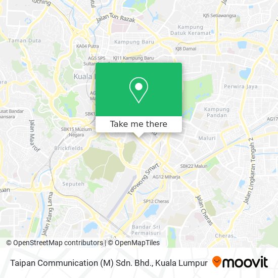 Taipan Communication (M) Sdn. Bhd. map