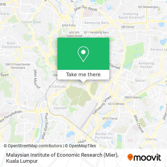 Peta Malaysian Institute of Economic Research (Mier)