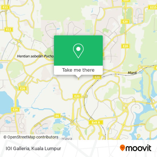 IOI Galleria map