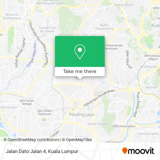 Jalan Dato Jalan 4 map