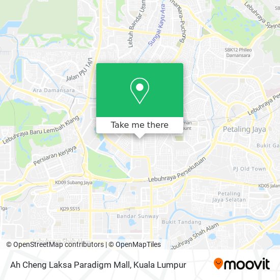 Peta Ah Cheng Laksa Paradigm Mall