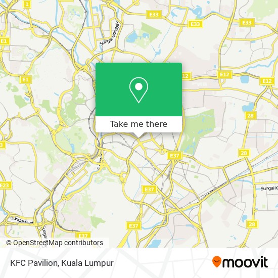 KFC Pavilion map