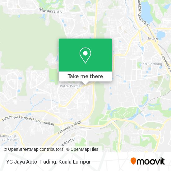 YC Jaya Auto Trading map