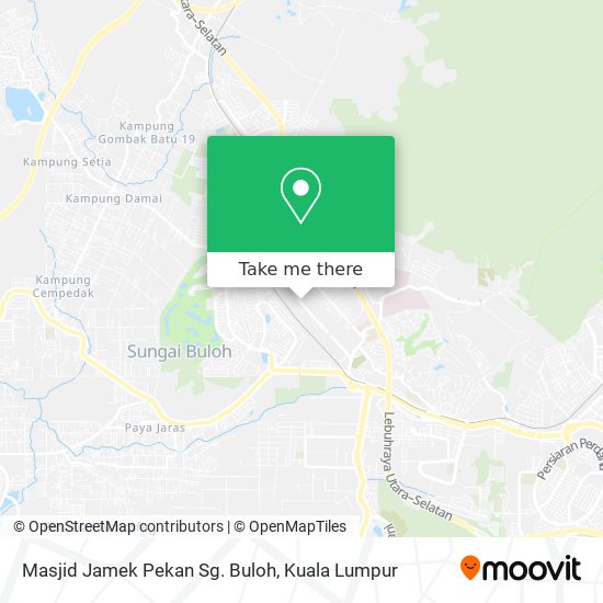 Masjid Jamek Pekan Sg. Buloh map