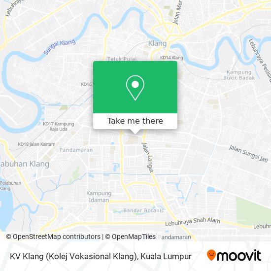 KV Klang (Kolej Vokasional Klang) map