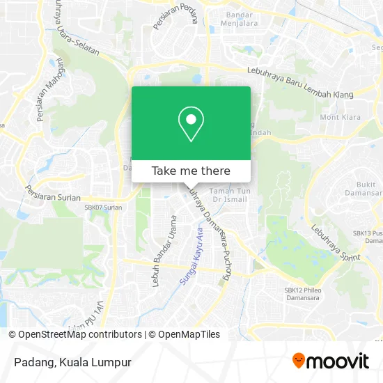 Padang map