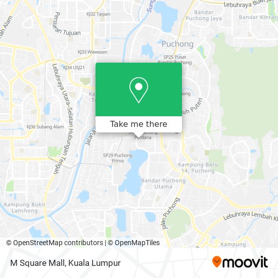 M Square Mall map