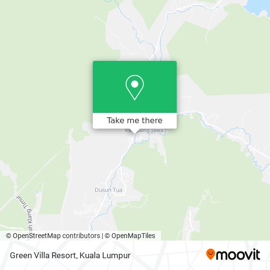 Green Villa Resort map