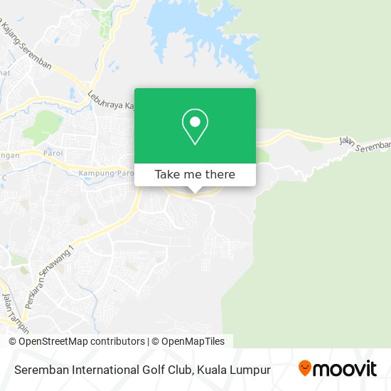 Seremban International Golf Club map