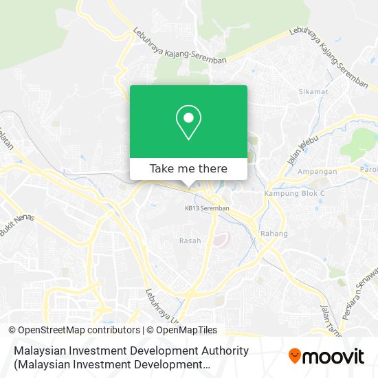 Peta Malaysian Investment Development Authority (Malaysian Investment Development Authority(Mida))