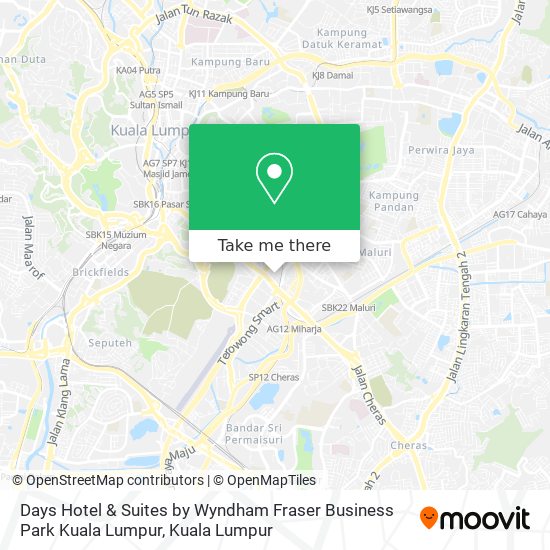 Days Hotel & Suites by Wyndham Fraser Business Park Kuala Lumpur map