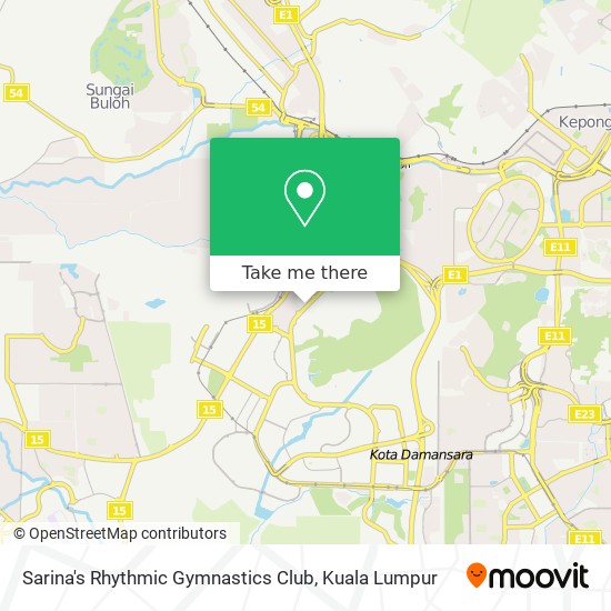 Sarina's Rhythmic Gymnastics Club map