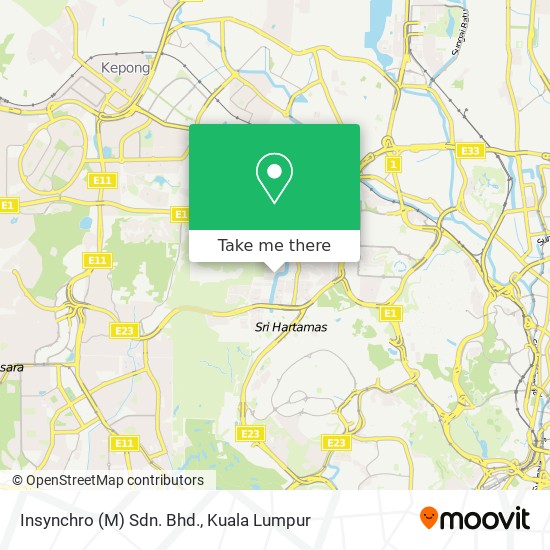 Insynchro (M) Sdn. Bhd. map