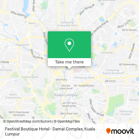 Festival Boutique Hotel - Damai Complex map