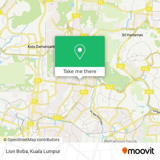 Lion Boba map