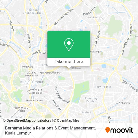 Peta Bernama Media Relations & Event Management