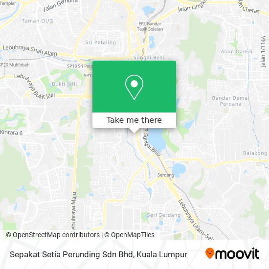 Sepakat Setia Perunding Sdn Bhd map