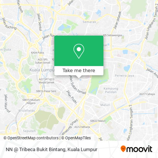 NN @ Tribeca Bukit Bintang map