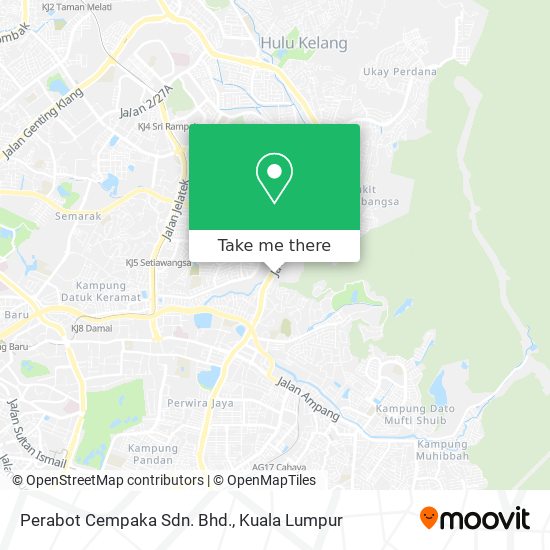 Perabot Cempaka Sdn. Bhd. map