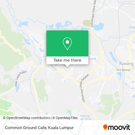 Common Ground Cafe map