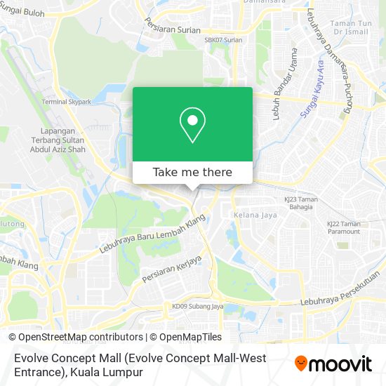 Evolve Concept Mall (Evolve Concept Mall-West Entrance) map