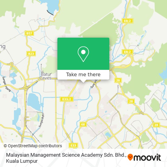 Peta Malaysian Management Science Academy Sdn. Bhd.