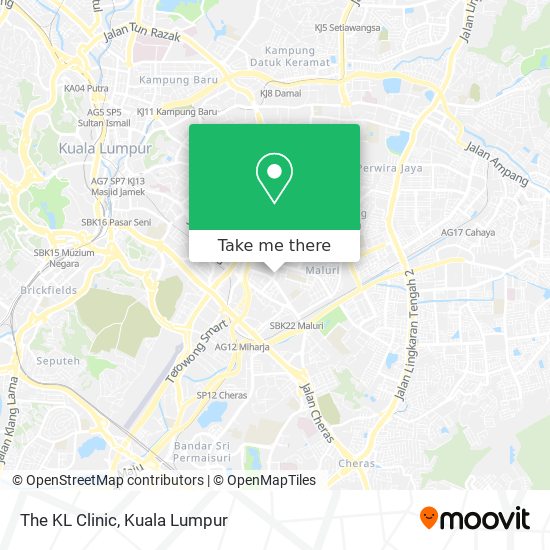 Peta The KL Clinic