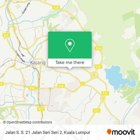 Jalan S. S. 21 Jalan Seri Seri 2 map