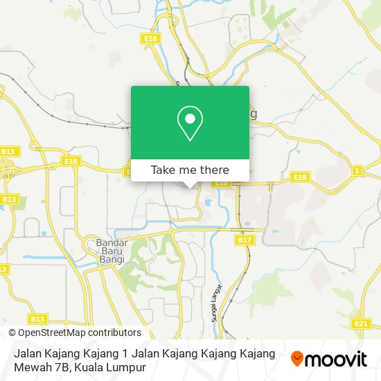 Jalan Kajang Kajang 1 Jalan Kajang Kajang Kajang Mewah 7B map