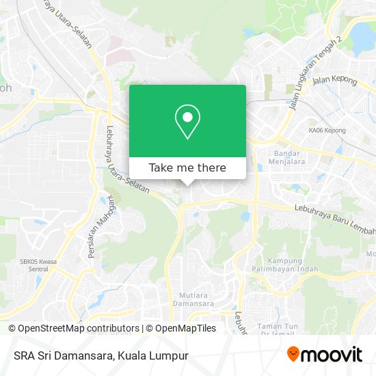 Peta SRA Sri Damansara