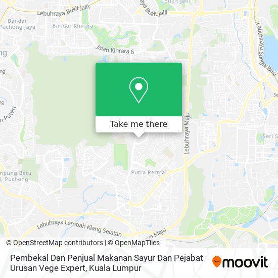 Pembekal Dan Penjual Makanan Sayur Dan Pejabat Urusan Vege Expert map