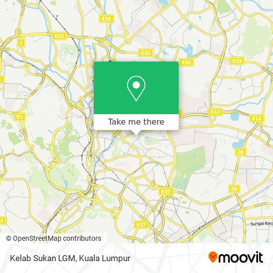 Kelab Sukan LGM map