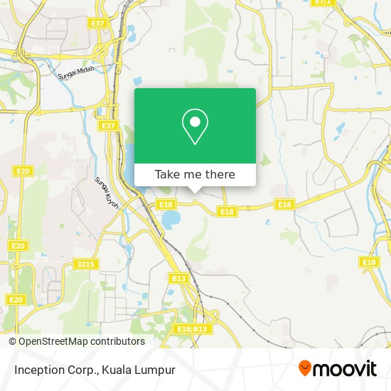 Inception Corp. map