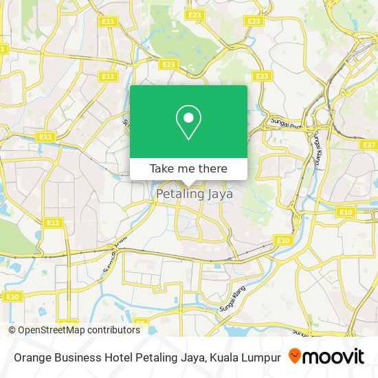 Orange Business Hotel Petaling Jaya map