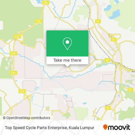 Top Speed Cycle Parts Enterprise map