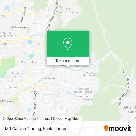 MR Canvas Trading map