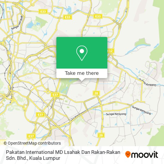 Peta Pakatan International MD Lsahak Dan Rakan-Rakan Sdn. Bhd.