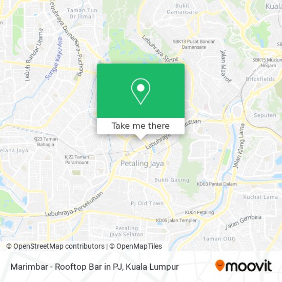 Marimbar - Rooftop Bar in PJ map